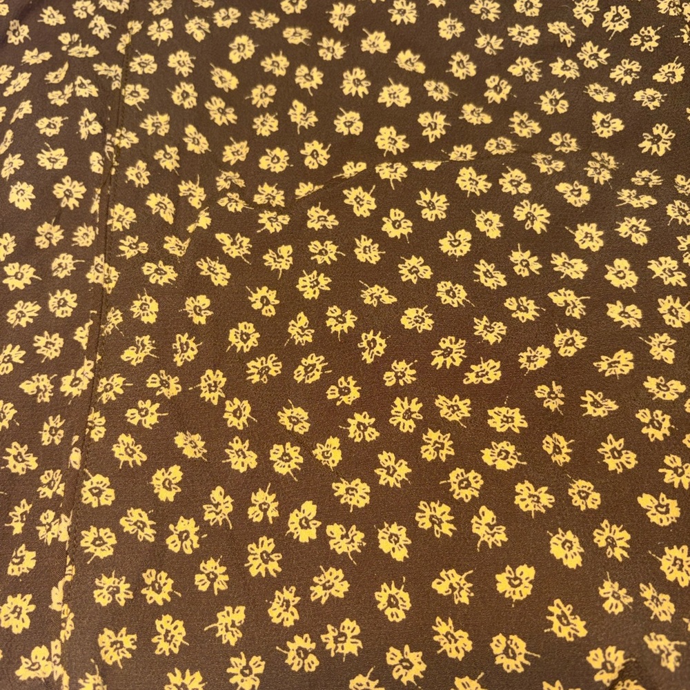 Madewell Piped Mini Skirt is featured in a "Marlow Floral Golden Spinach small - Picture 6 of 10